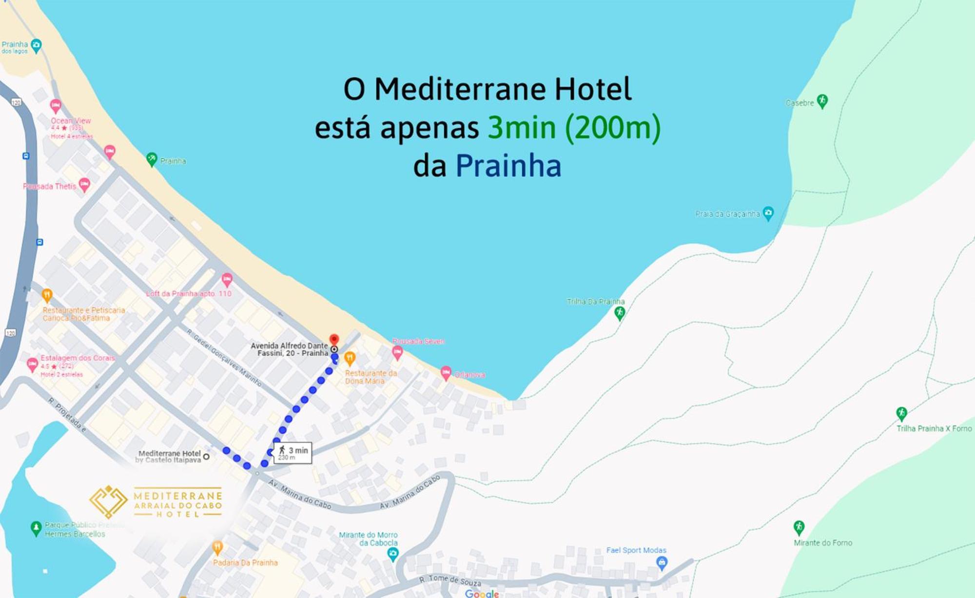 Mediterrane Hotel By Castelo Itaipava Arraial do Cabo Eksteriør bilde